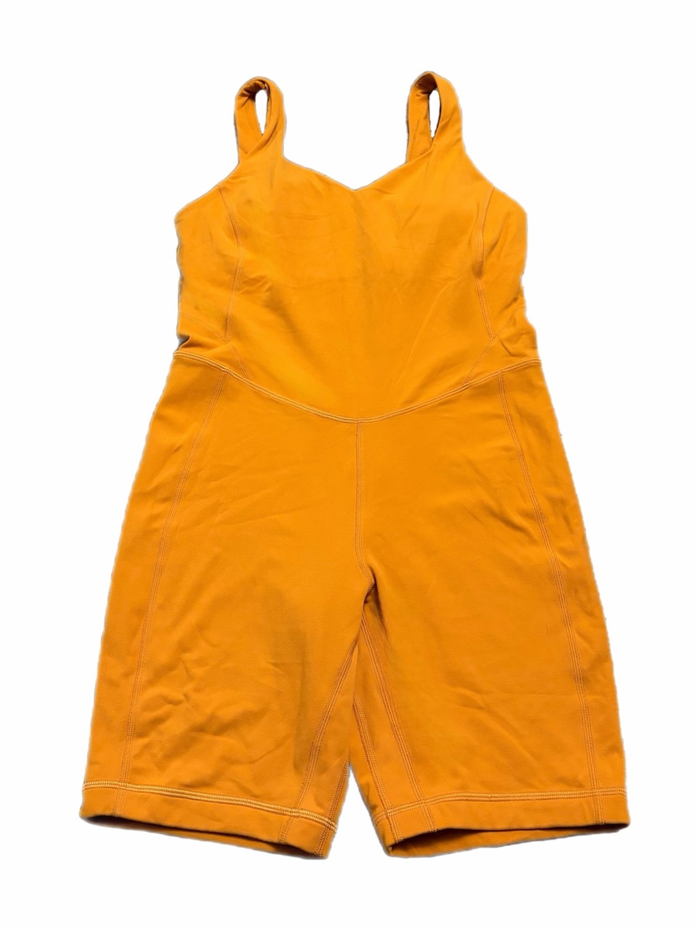 NWOT Lululemon Align Bodysuit *Double Lined Onesie 8" (Autumn Orange) Size 8